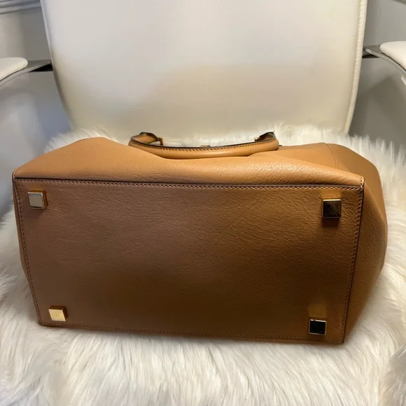 Michael Kors Camel Leather Tote - Picture 9 of 12